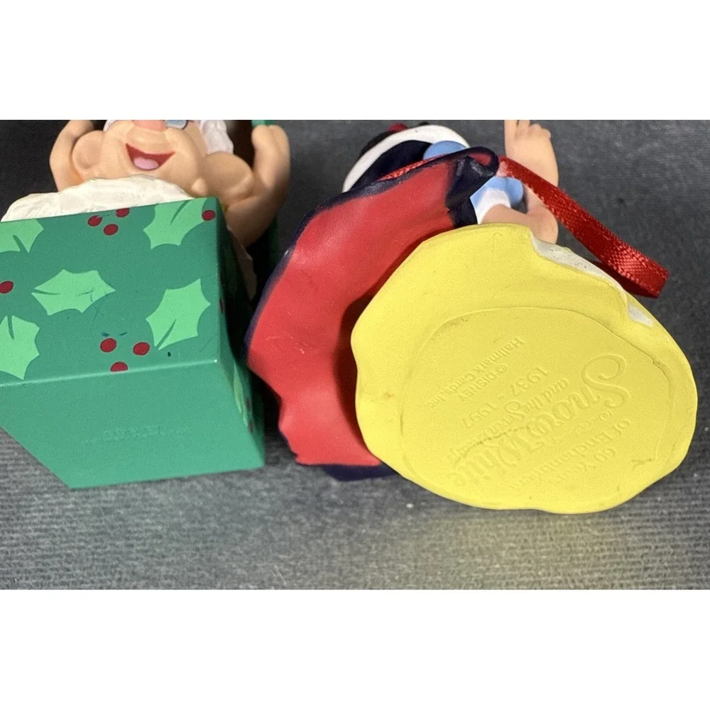 Hallmark Keepsake Disney Snow White Seven‎ Dwarfs Dopey  Anniversary Ornaments